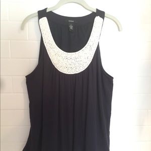 Alfani tank with sequin neck